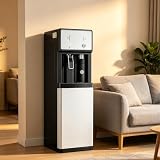 Etage Debout Fontaine À Eau, Distributeur d'eau Autonome Alimenté par Le Réseau Chargement du Distributeur d'eau sur Pied Double Fonction Glace Et Eau Chaude