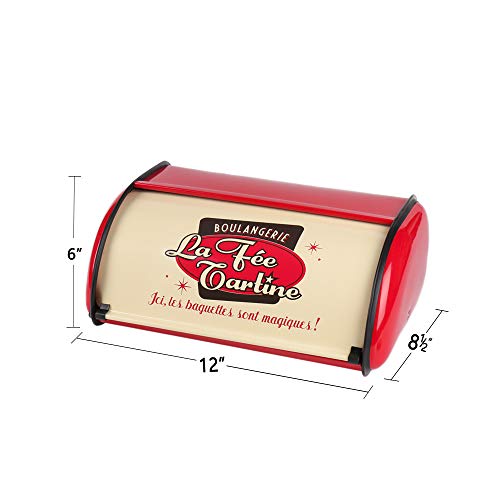 Hot Sales X459 Metal Bread Box/Bin/kitchen Storage Containers/Home KitChen Gifts with Roll Top