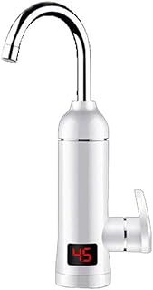 Toaleta łazienka kuchnia, kran elektryczny 220V natychmiastowa kontrola ciepła i zimna SWater bateria kuchenna z cyfrowym wyświetlaczem regulacji temperatury woda w dół