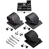 Premium Men’s Gift Tie Set Silky Necktie Pocket Squares Tie Clips Cufflinks For Men