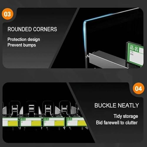 Multifunctional Automatic Cigarette Pusher Shelf for Market Store Retail，Cigarette Display Rack Shelf for Stores, Store Cigarette Display Shelves, Acrylic Rectangular Cigarette Case Holder,