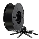 Kingroon PLA 3D Printer Filament, Dimensional Accuracy +/- 0.02 mm, 1 kg Spool(2.2lbs), 1.75 mm，Black