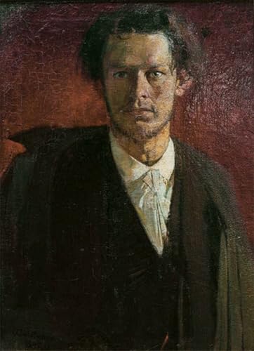 Poster Oskar Zwintscher Selbstbildniss pour relooker un mur vide