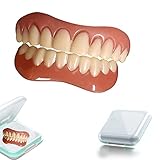 zahnprothesen kaufen 【WIEDERVERWENDBAR】 frei zu zerlegen und zu installieren. Der quick zahnprothese ist super komfortabel, Comfort Fit. Sie können Ihre Zähne selbst reparieren, sicher und bequem, und Sie haben ein perfektes Lächeln.