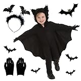 fledermaus kostüm damen pinterest Fledermaus Kostüm: Sie erhalten 1 x Kostüm Größe L + Handschuhe + Fledermaus-Stirnband. Geeignet für Kinder mit einer Körpergröße von 125-135 cm, sowohl für Jungen als auch für Mädchen.