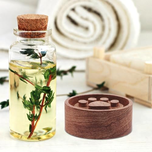 Difusor aromático eléctrico de madera diseño pata redondo miniatura 7