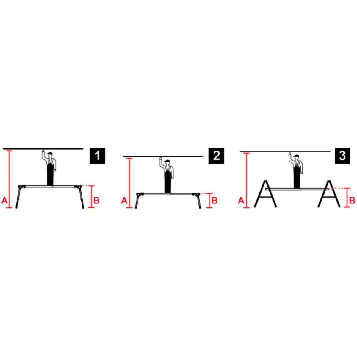 KRAUSE | TeleBoard | Alu-Teleskop-Bohle | Länge 2,05-3,50 m