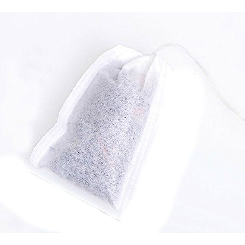 FJSWhite Disposable Line Pumping Tea Filter Paper Bags, Set of 100 (L Size) Amazon.in Home