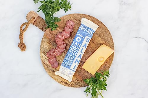Foustman's Salami Variety 3-Pack (Beef, Turkey & Lamb) Artisan, Nitrate-Free, Naturally Cured #TOP3