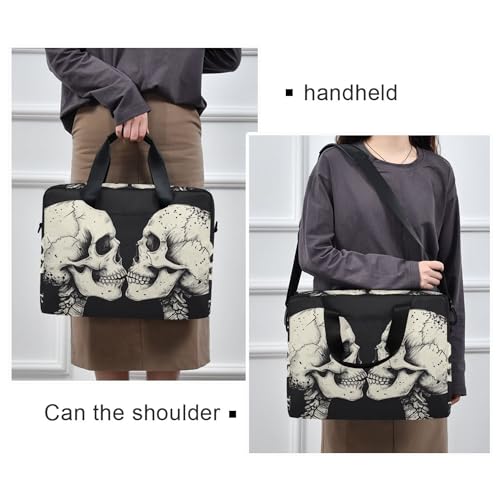 Funda para portátil ALAZA Skull Valentine 13-15.6 pulg miniatura 2