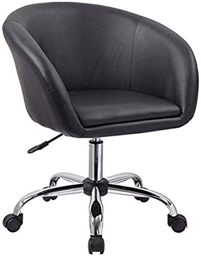 Silla de oficina, silla de juegos, sillas de oficina para el hogar, sillón de tela, taburete de piel sintética, silla giratoria, respaldo ajustable, taburete de selección de color c