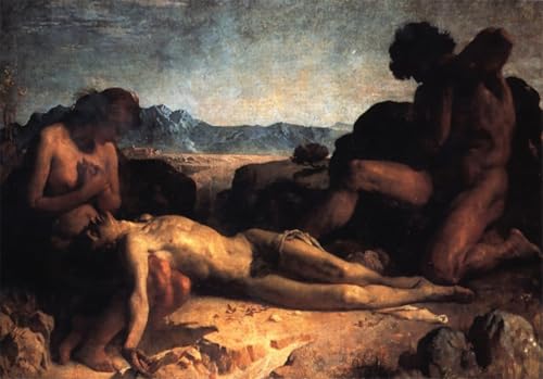 Pinturas famosas para decorar el dormitorio con el lienzo artístico il primo lutto de 60x90cm