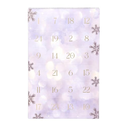 Enchanting Gemstone Advent Calendar for a Spiritual Christmas Countdown with Tumbled Healing Stones
