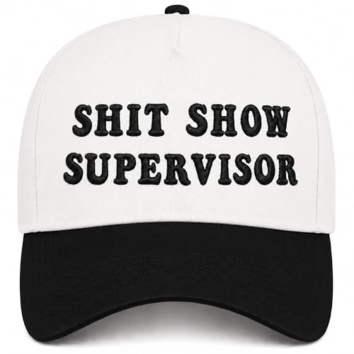 Vintage Funny Trucker Hat for Women-Shit Show Supervisor Hat