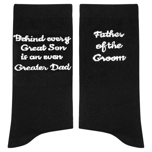 Geyoga Father of the Bride Gifts Wedding Gifts for Men Groom Socks for Dad Groom Brother Presents...