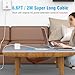 Charger for MacBook Air 13 15 inch MacBook Pro 14 inch 2025 2024 2023 2022 2021 M4 M3 M2 M1, 70W USB C Power Adapter, 6.6FT USB C to 3 Braided Cable with LED, Powerful Connect, Original Quality