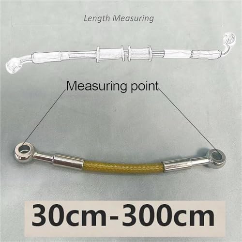 Durite de frein acier 240cm M8 M10 résout le manque de freinage - 4