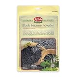 GREENMAX Black Sesame Powder 10.6oz (300g) | Premium Roasted Black Sesame Drink Mix | Vegan, No Preservatives, Nutrient-Rich Superfood from Taiwan