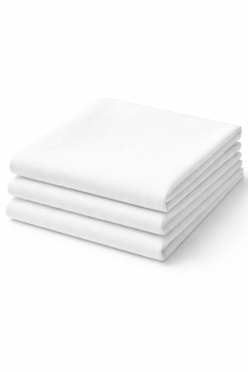 Premium Unstitched White Shirt Fabric For Men Cotton Blend Material 2.50 Meter Soft Smooth Cloth Shirt Piece Ideal For Formal Office Casual Tailoring Fabric For Stylish Custom Shirts