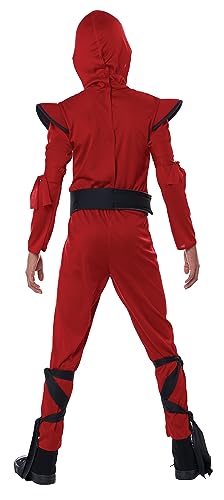 California Costumes Stealth Ninja Child Costume, Large Plus, Red/Black