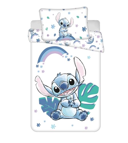 Jerry Fabrics Stitch Wendebettwäsche 100x135 cm und Kopfkissen...