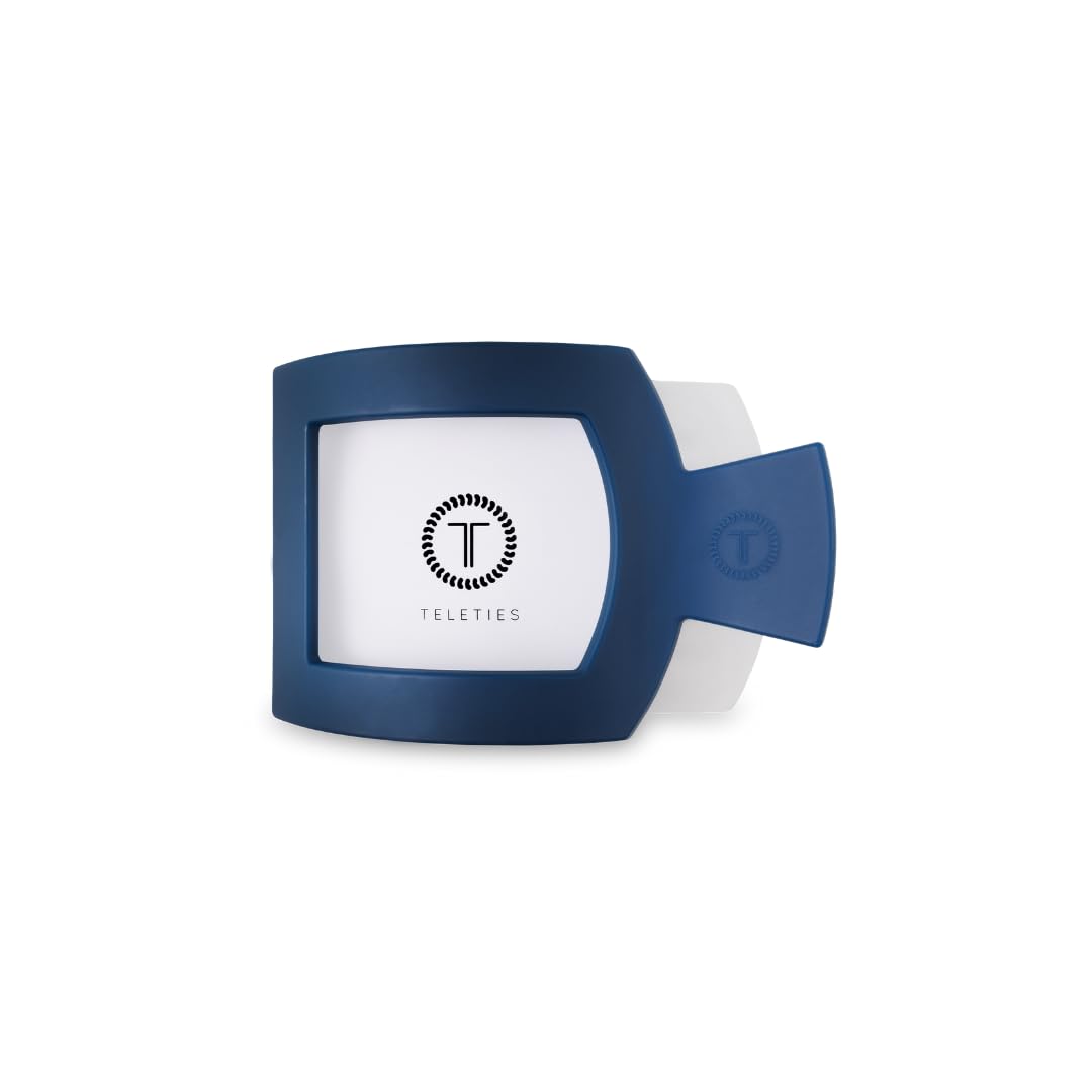 TELETIES - Large Flat Square Hair Clip - Fall Collection - Hair Claw Clips for Women - Strong Grip, Bendable Teeth, Curved Design - For All Hair Types