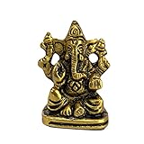 LOVENSPIRE Gold, Silver Plated Car Ganesha, Ganesha Pooja Favor, Housewarming Favor, Ganesh Statue,...
