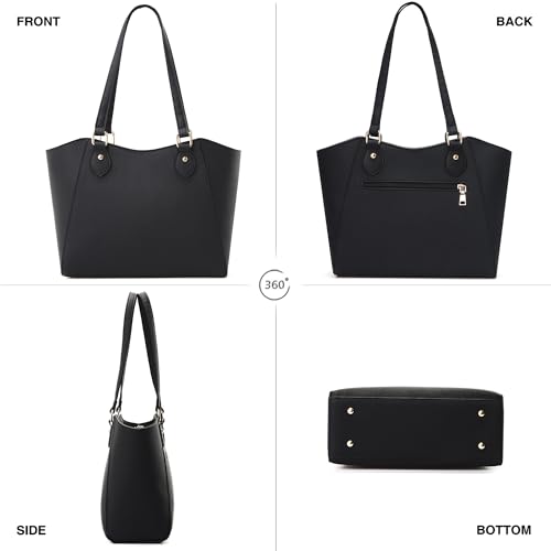 Image of CHICAROUSAL Tote Handbags Purses for Women PU Leather Womens Shoulder Bag | Large Tote Bag for Women, Shoulder Purse, Vegan Leather Purses for Women, Women's Handbags