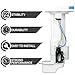 49040-0718 Upgraded Fuel Pump Module Assembly Compatible with 2009-2020 Kawasaki Mule 4000 4010 Mule SX TERYX 750 KRF750 Replace 49040-0719 49040-0733 49040-0041 49019-0013 49040-0716