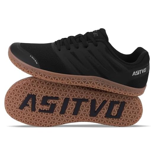 ASITVO Wide Men's Barefoot Zero Drop Sole Minimalist Width Toe Box Walking Shoes Sneakers Size 10.5 TPU No-Sew Upper Cross-Trainer Roat Running Shoes Black Oxford 44