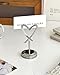 SEEK RARE 2 Pcs Table Number Holders 4 Inch Place Card Holders Picture Holder for Wedding Party Restaurant Silver