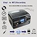 LoopTone Vinyl Record Player 3 Speed 10 in 1 Bluetooth in and Out Vintage Turntable CD Cassette Player AM/FM Radio USB Recorder Aux-in RCA Line-Out