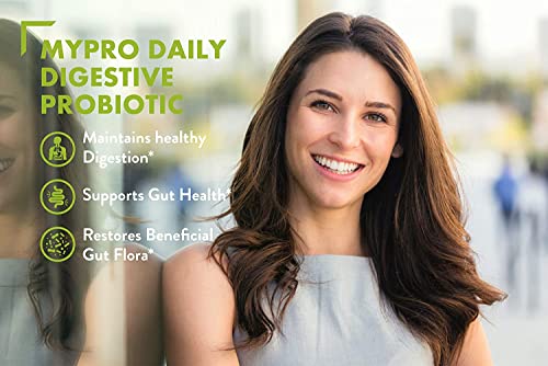 Image of Mypro Sport Nutrition Probiotics Supplement 15 Billion FC Multi Strain Formula For Daily Probiotic Support Improves GI Immunity Helps To Maintain Healthy Digestive System For Men & Women 120-Capsule