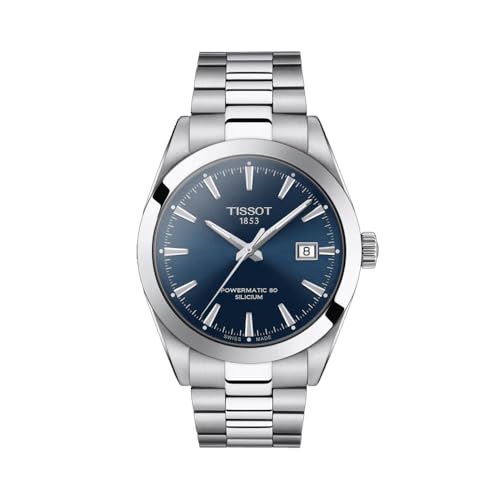 Image of Tissot Gentleman Powermatic 80 Automatic Blue Dial Men's Watch T1274071104100