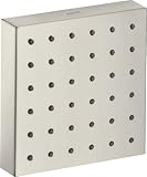 5,3 l/min hansgrohe Axor Starck ShowerCollection Brausemodul Unterputz 12 x 12; Farbe: Stainless Steel Optic