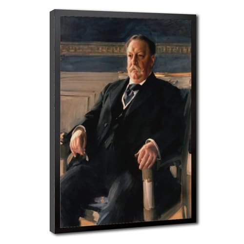 Décoration murale bureau William Howard Taft - Impression sur toile de salon 30,5 x 45,7 cm