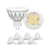 GOHDLAMP MR16 4000K ナチュラルホワイトLED電球 6個パック 5W GU5.3 85+ CRI 小売ディスプレイ&キッチン照明用