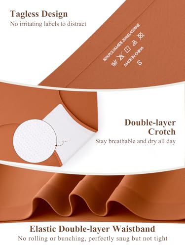 Women's Seamless Underwear High Waisted Tummy Control No Show Panties Full Coverage Stretch Briefs 4 Pack4