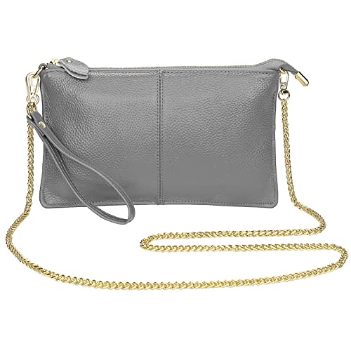 Uromee Wristlet Wallet Clutch Purses For Women Genuine Leather Crossbody Bag Handbag With Detachable Shoulder Chain #TOP1