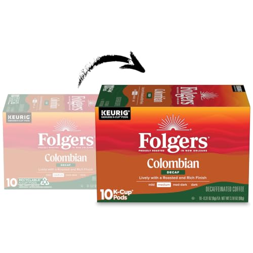 Folgers Colombian Decaf Coffee, Medium Roast, Keurig K-Cup Pods, 60 Count - image 4