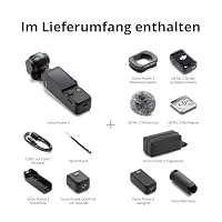 DJI Osmo Pocket 3 Kreativ Combo, vlog kamera 4K mit 1-Zoll-CMOS und 4K/120 fps Video, 3-Achsen-Stabilisierung, digital kamera, schnelles Scharfstellen, inkl. Mikrofon für klaren Ton, YouTube – Ansicht 7
