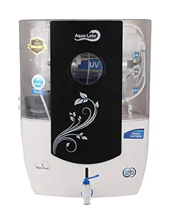 AQUA DOVE Water Purifier RO UV UF MI TDS Technology AL Black