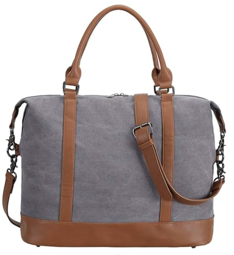 Bluboon Canvas Weekender Tote Bag