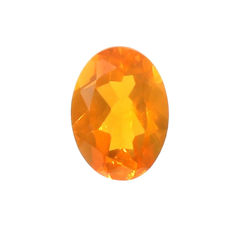 Opale mexicaine naturelle ovale 0.67 cts de taille 7.0x5.1 mm pour création joaillière