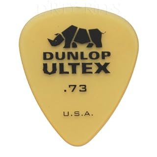 Dunlop 427P2 Ultex Standard Lot de 24 médiators/plectres 0,73 mm dans une boîte de rangement pratique - Les Beatles, Paul McCartney, John Lennon, RIngo Starr, George Harrison