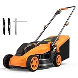 Cordless Lawn Mower (No Battery) Compatible with Dewalt 20V...