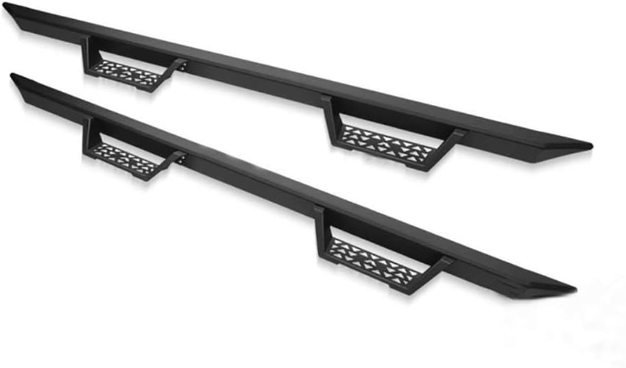 R&L Racing Matte Black Modular Drop Step Nerf Bars Compatible with 2010-2018 Ram 2500/3500 Mega Cab