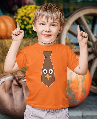 Tstars I'm Digging Thanksgiving Shirts for Boys Girls Construction Tractor with Turkey Toddler Kids T-Shirt2