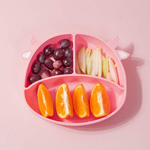 Toyvian Prato De Divisão De Alimentos Complementares Primeira Fase Fontes De Silicone Pratos Dividid