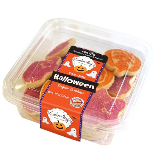 Halloween Pumpkin & Ghost Mini Shaped Sugar Cookies